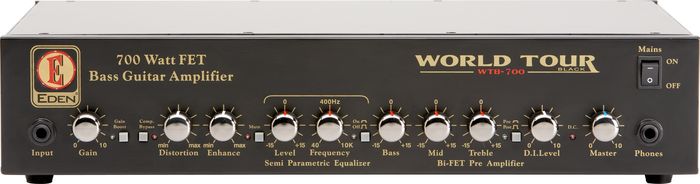 Eden WTB700 700W Bass Amp Head Black