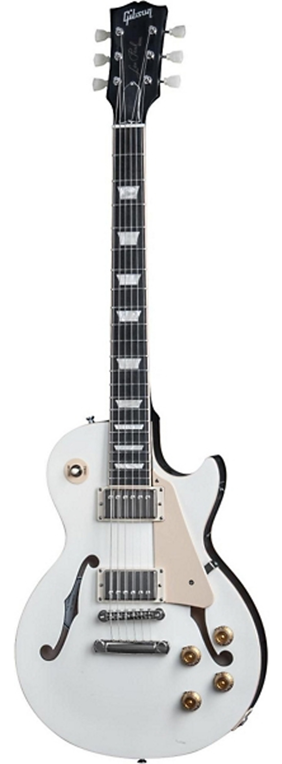 Gibson 2015 Memphis Limited Run ES-Les Paul White Top Semi-Hollow Electric Guitar Classic White