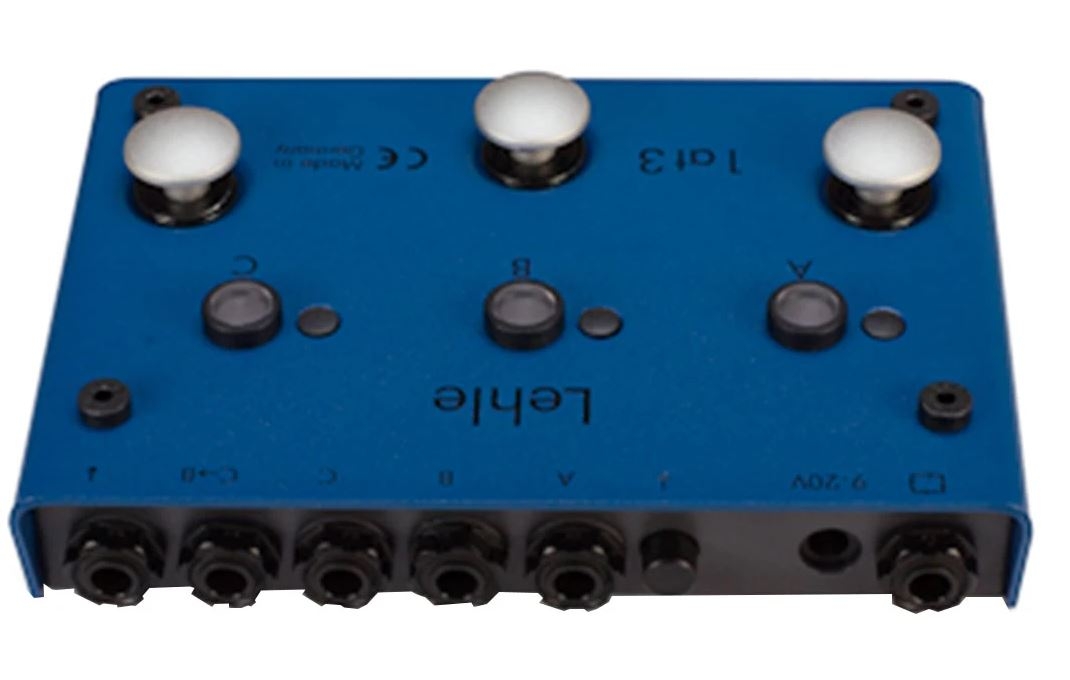 Lehle 1at3 SGOS True Bypass 3-Amp Switcher