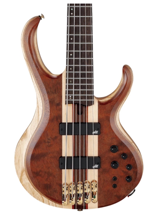 Ibanez Premium BTB1835 Bass Guitar - Natural Shadow Low Gloss