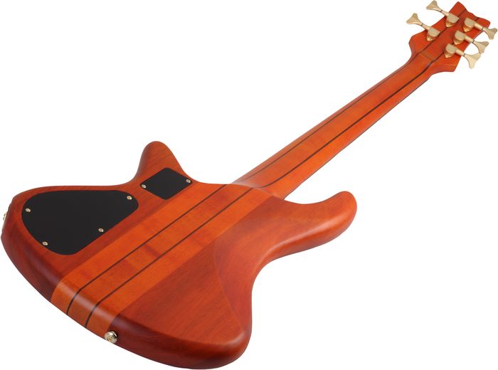 Schecter Guitar Research Stiletto Studio-5 Fretless Bass Honey Satin