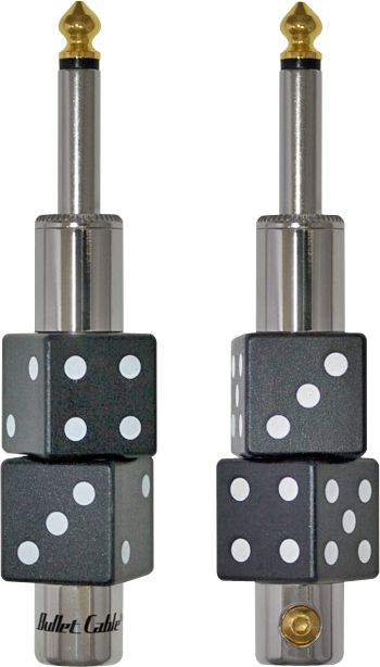 Bullet Cable DIY Dice Connectors Set Black Angled