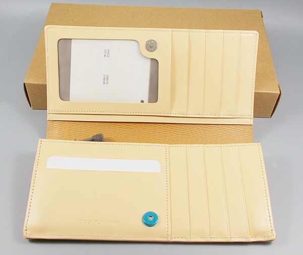 กระเป๋าสตางค์ LOUIS FONTAINE ไข่ไก่ ใหม่ แท้