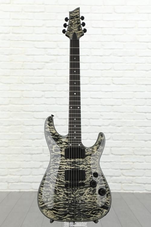 Schecter C-1, Sweetwater Exclusive - Snow Leopard