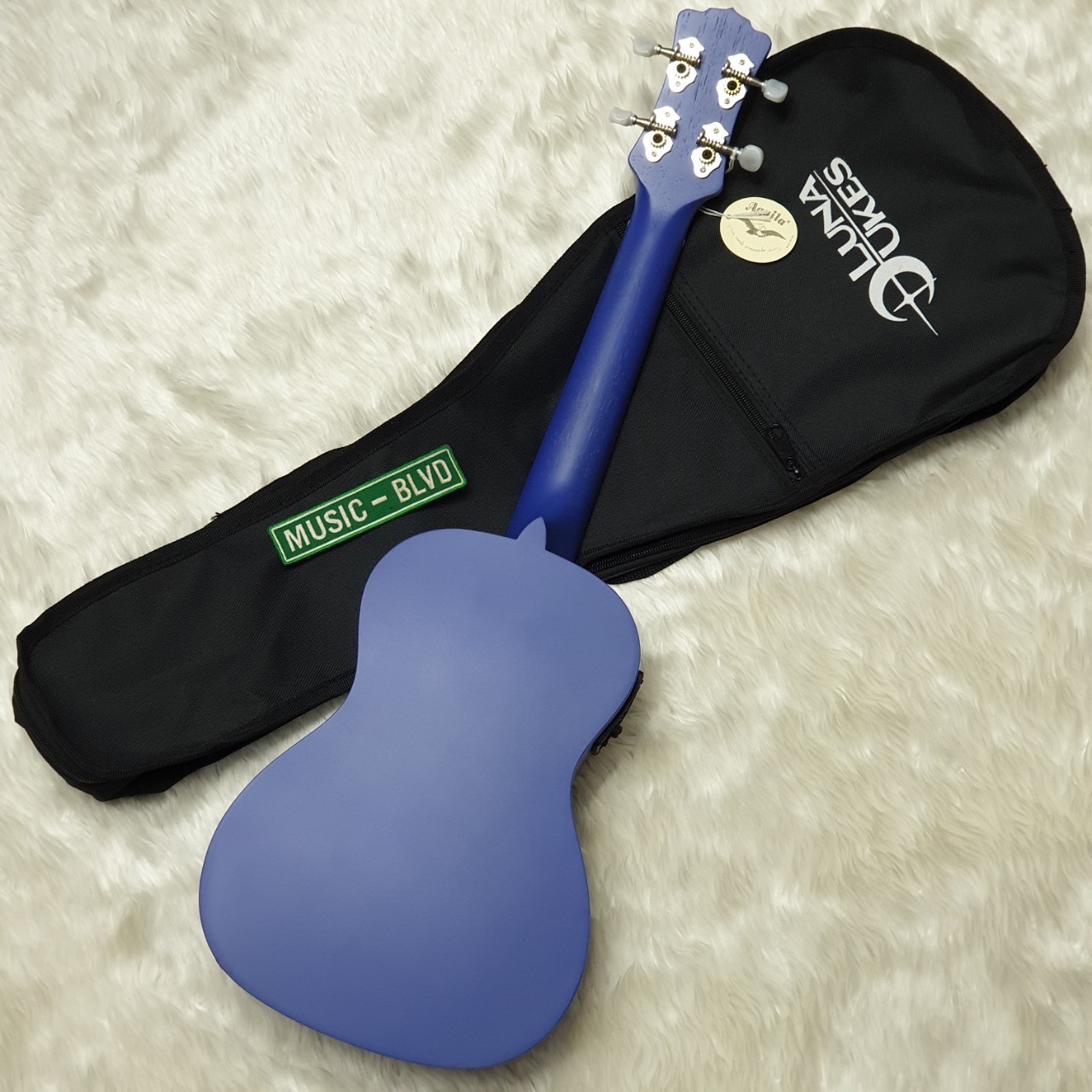 Luna Kauwela Summer Concert Ukulele - Satin Custom Kauwela Summer Graphic