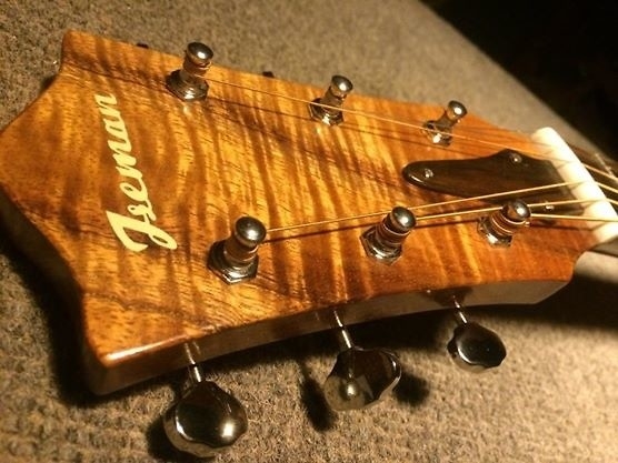 Iseman OM/000 Style Koa Guitar - Handmade Fallen Big Island Koa