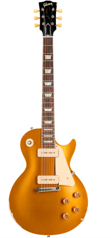 Gibson Custom Murphy Lab 1954 Les Paul Goldtop Reissue Heavy Aged Electric Guitar Double Gold