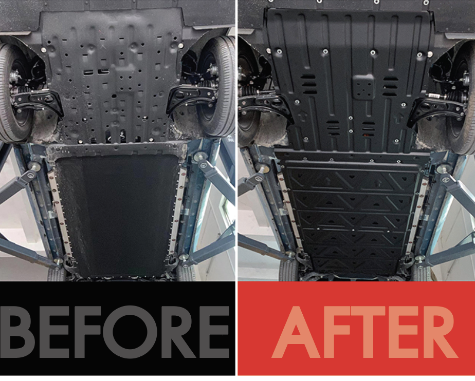 BYD Atto 3 บีวายดี อัตโต 3 แผ่นกันกระแทกใต้ท้องรถ แผ่นกันกระแทกมอเตอร์