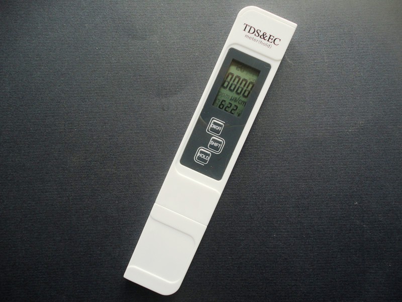 ปากกา TDS-EC-Temp มิเตอร์วัดสารละลายรวม,การนำไฟฟ้า และ อุณหภูมิ