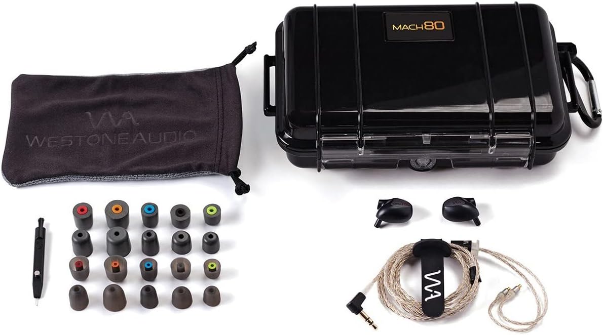 Westone Audio Mach 80 8-driver Universal In-ear Monitors - 3-way