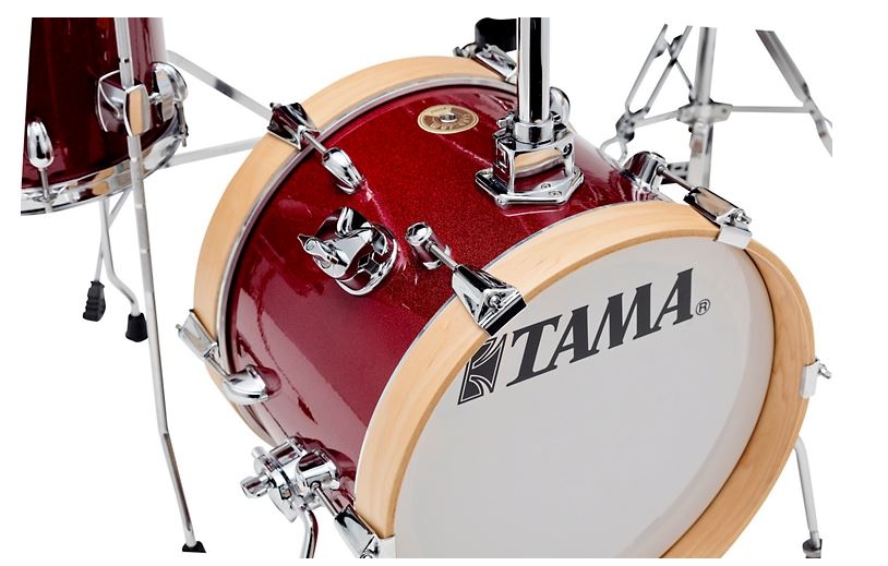 TAMA Club-JAM Flyer 4-Piece Shell Pack With 14 Bass Drum Candy Apple Mist