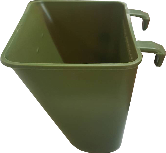 กระถางต้นไม้สวนแนวตั้ง ขนาดเล็ก สีเขียวเข้ม