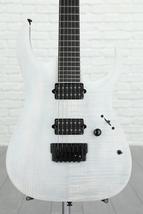 Ibanez RGA Iron Label RGAIX6FM - White Frost Flat