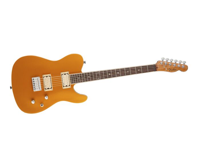 Fender FSR Custom Telecaster HH Electric Guitar with DiMarzio Pickups Gold