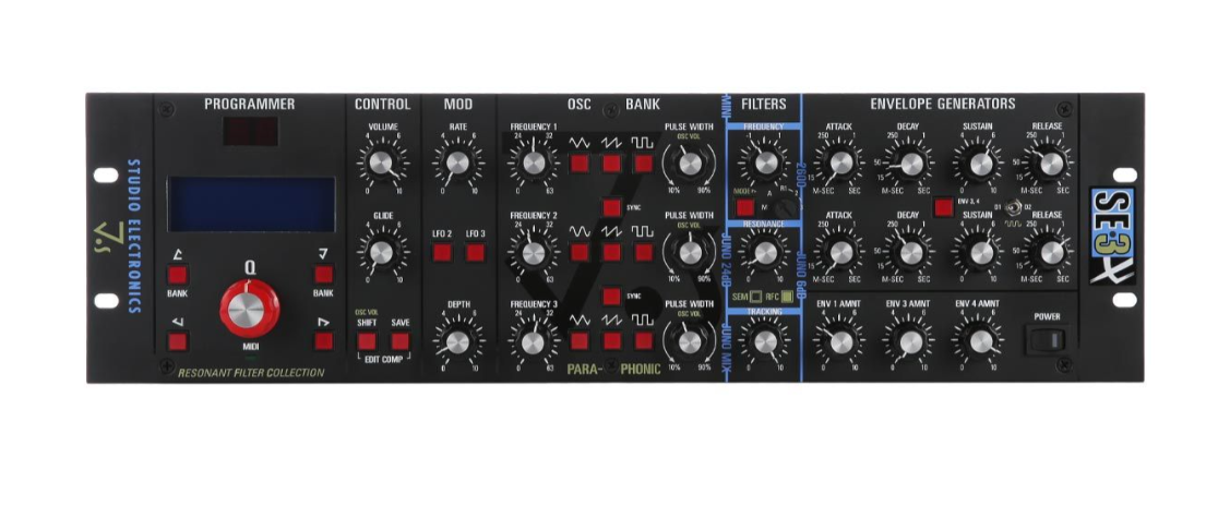 STUDIO ELECTRONICS SE-3X 3-Voice Paraphonic Discrete Analog Synth