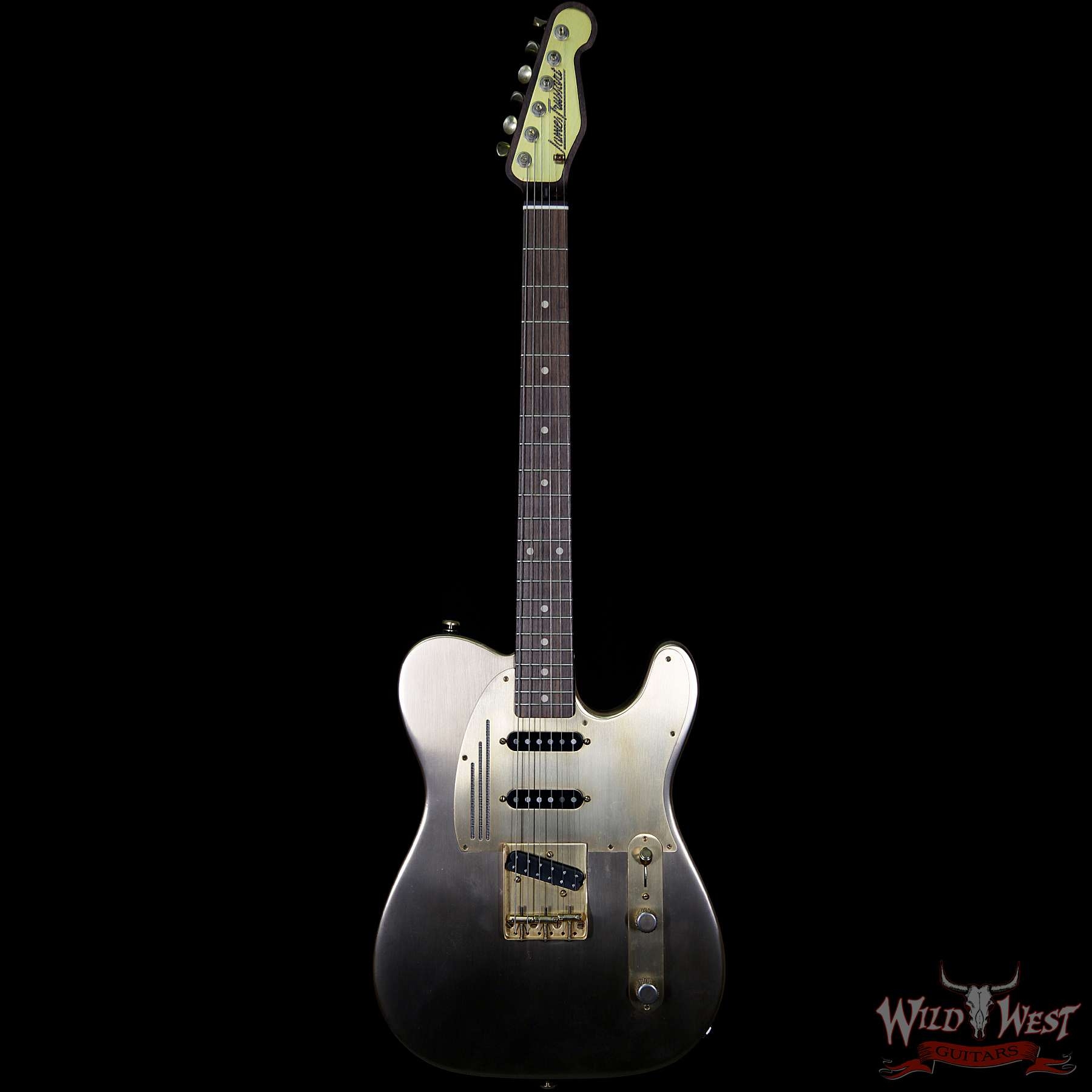 James Trussart Antique Brushed Gold SteelCaster Seymour Duncan Little 59 Humbucker