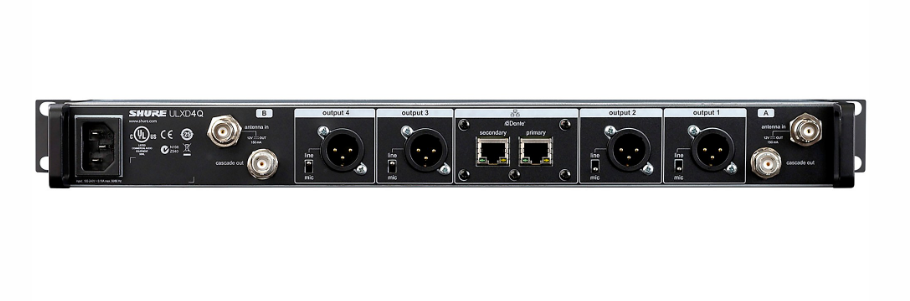 Shure ULXD4Q Four-Channel Digital Wireless Receiver Band H50