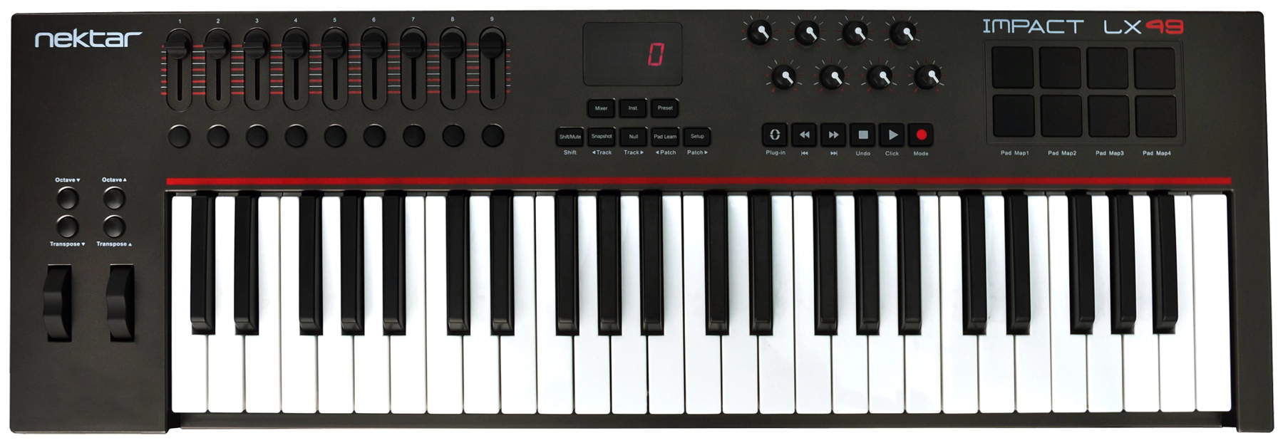 Nektar Impact LX49 49-key MIDI Controller Keyboard