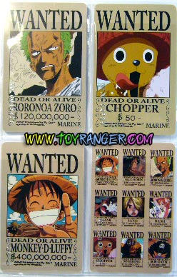 การ์ดวันพีซ One Piece 1 (4ใบ)