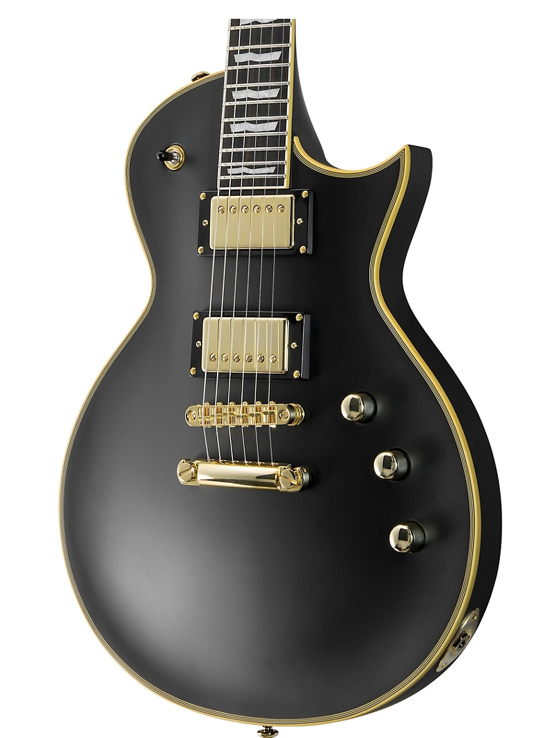 ESP LTD EC-1000 Duncan Electric Guitar Black Satin