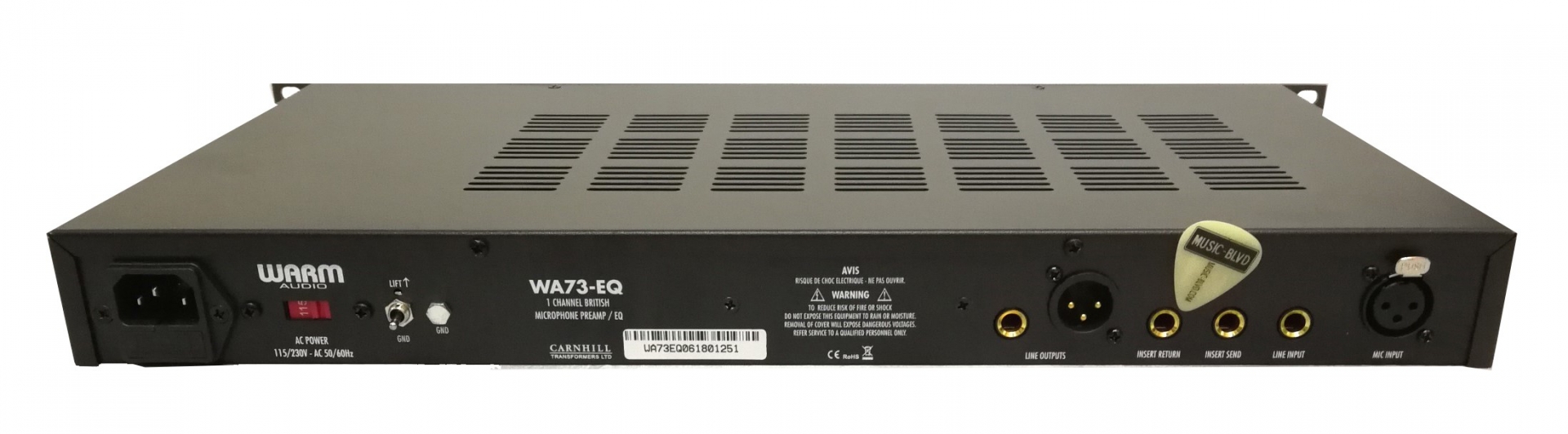 Warm Audio WA73-EQ Microphone Preamp & EQ