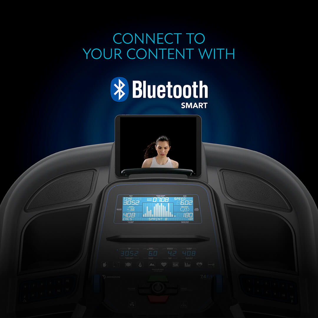 ลู่วิ่งไฟฟ้า Horizon Treadmill 7.4AT Zwift