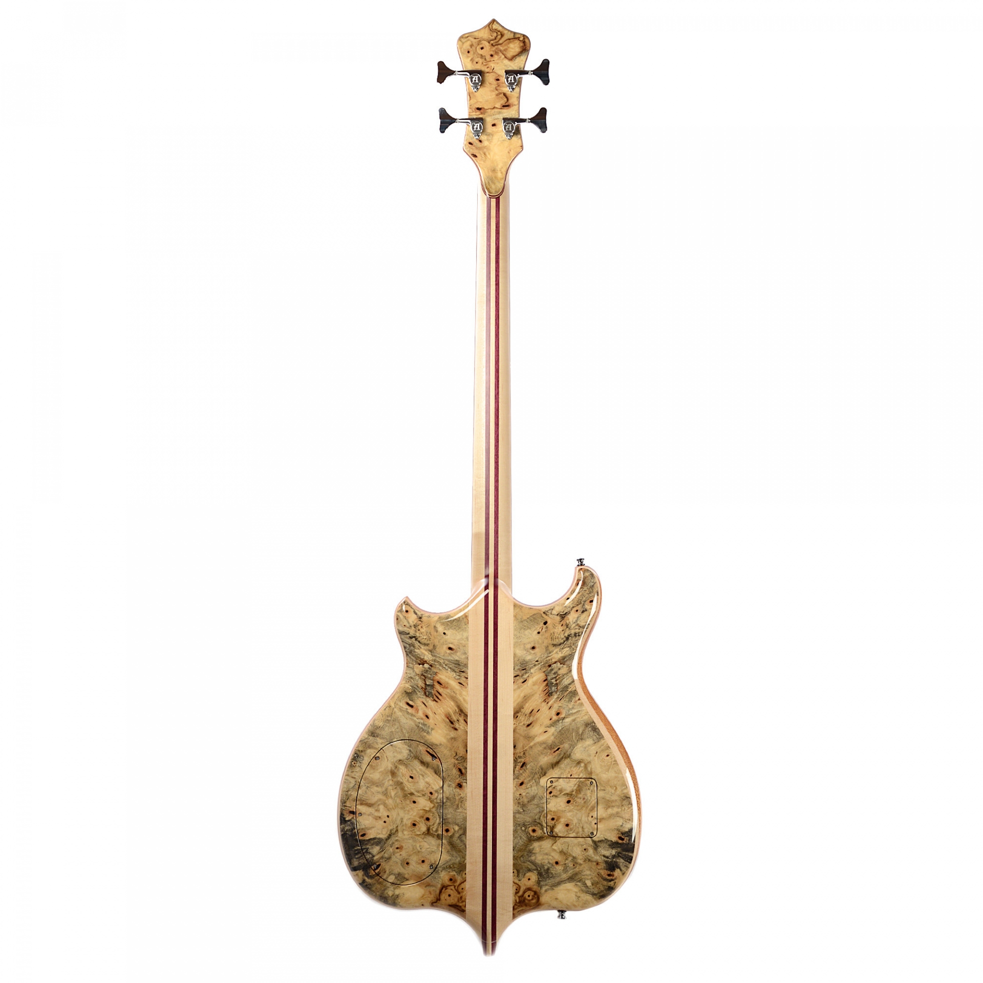Alembic Mark King Deluxe 4 Buckeye Burl Top/Back Purpleheart Fingerboard No.MK14550