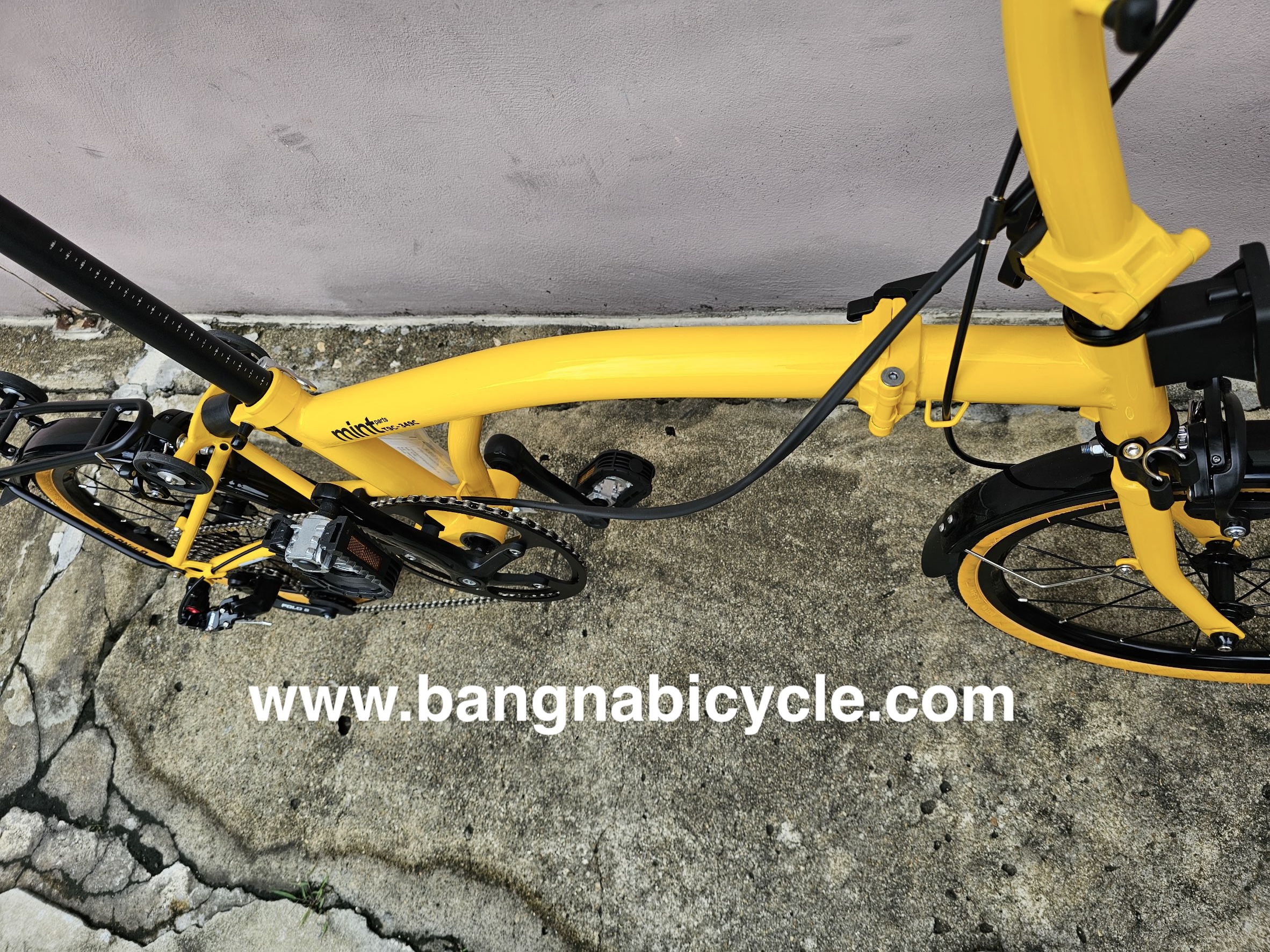 รถพับแบบบรอมตั๊น Mint T9C 349C 9SP มีให้เลือก 7 สี (สีอัพเดทตามภาพ 10/25)