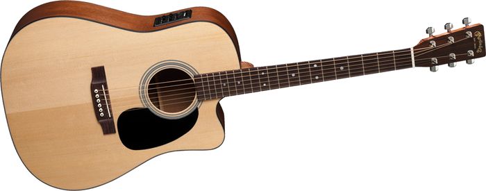 Martin 1 Series DC-1E Dreadnought Acoustic-Electric Guitar (Natural)