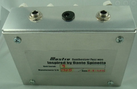 Sabbadius Effects Mostro Synthesizer Fuzz Modulator