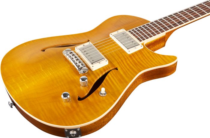 Giffin Guitars Valiant Chambered Electric Guitar Trans Honey