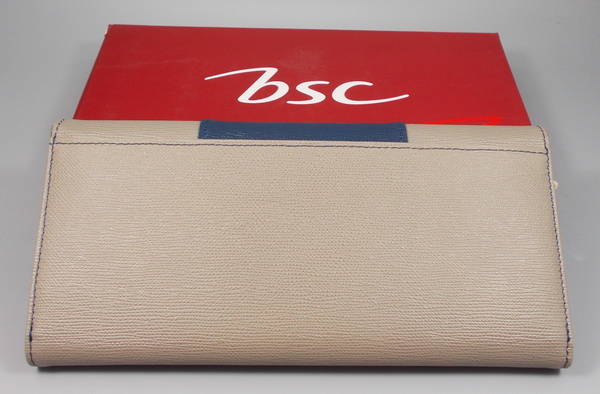 กระเป๋าสตางค์ bsc เทา-กรม ใหม่ แท้