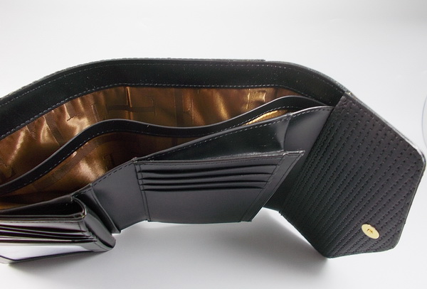 กระเป๋าสตางค์ ELLE ดำ ใหม่ แท้