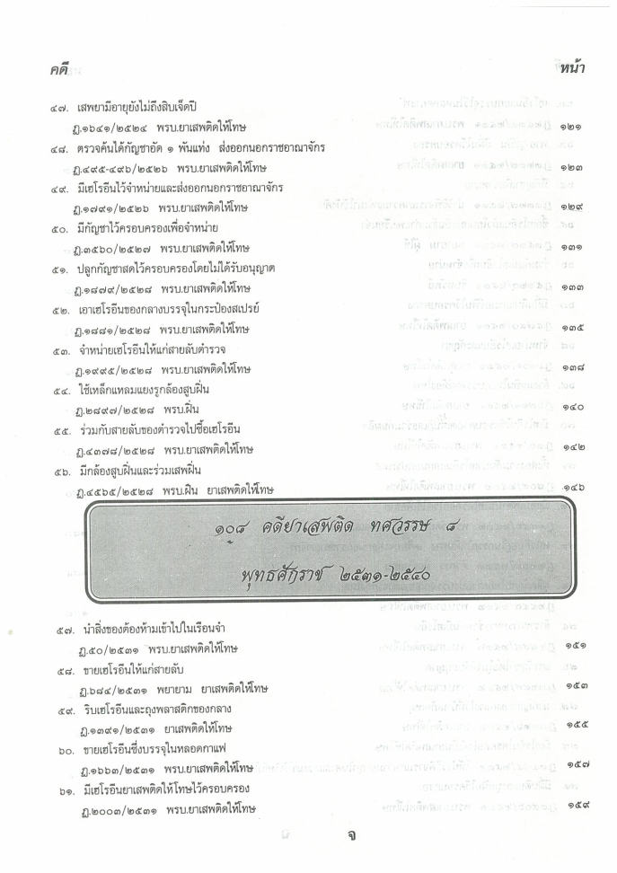 (e book) 108 คดียาเสพติด