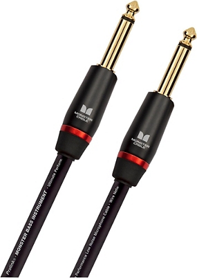Monster Cable Monster Bass 1/4 Inch Straight to Straight Instrument Cable