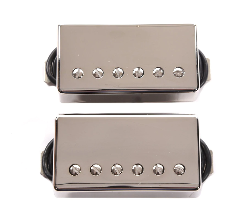 Seymour Duncan Green Magic Humbucker Set Nickel Cover