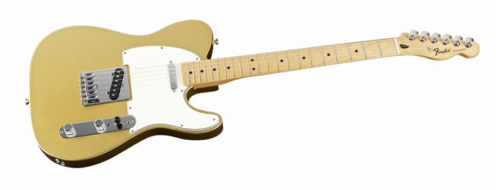 Fender FSR Standard Telecaster Electric Guitar with Maple Fingerboard Aztec Gold
