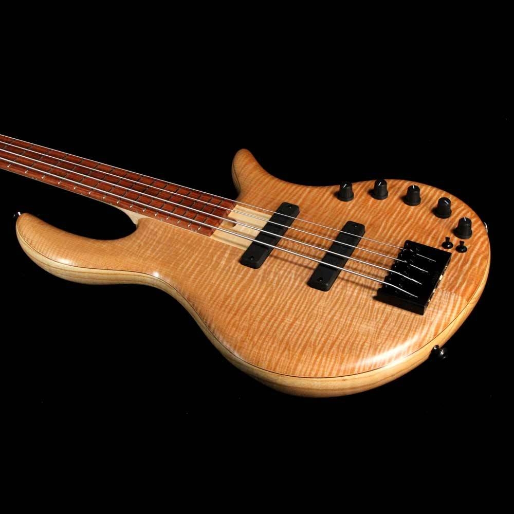 Elrick eVolution Gold Series 4-String Bass Flame Maple Top - Natural