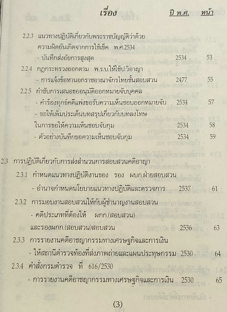 คู่มือพนักงานสอบสวน รวมระเบียบ คำสั่ง กฎ ข้อบังคับ ที่เกี่ยวกับการสอบสวนคดีอาญาและข้อบกพร่องในการสอบสวนคดีอาญา่