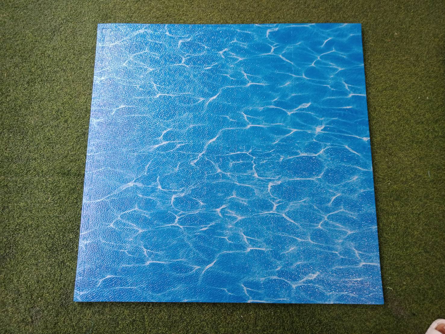 EVA โฟมยางลายน้ำ, 100x100 (2ซม.) ,โฟมปูพื้น,แผ่นปูพื้น, สนามเด็กเล่น ,ลายน้ำ, พร้อมส่ง ราคาโรงงาน
