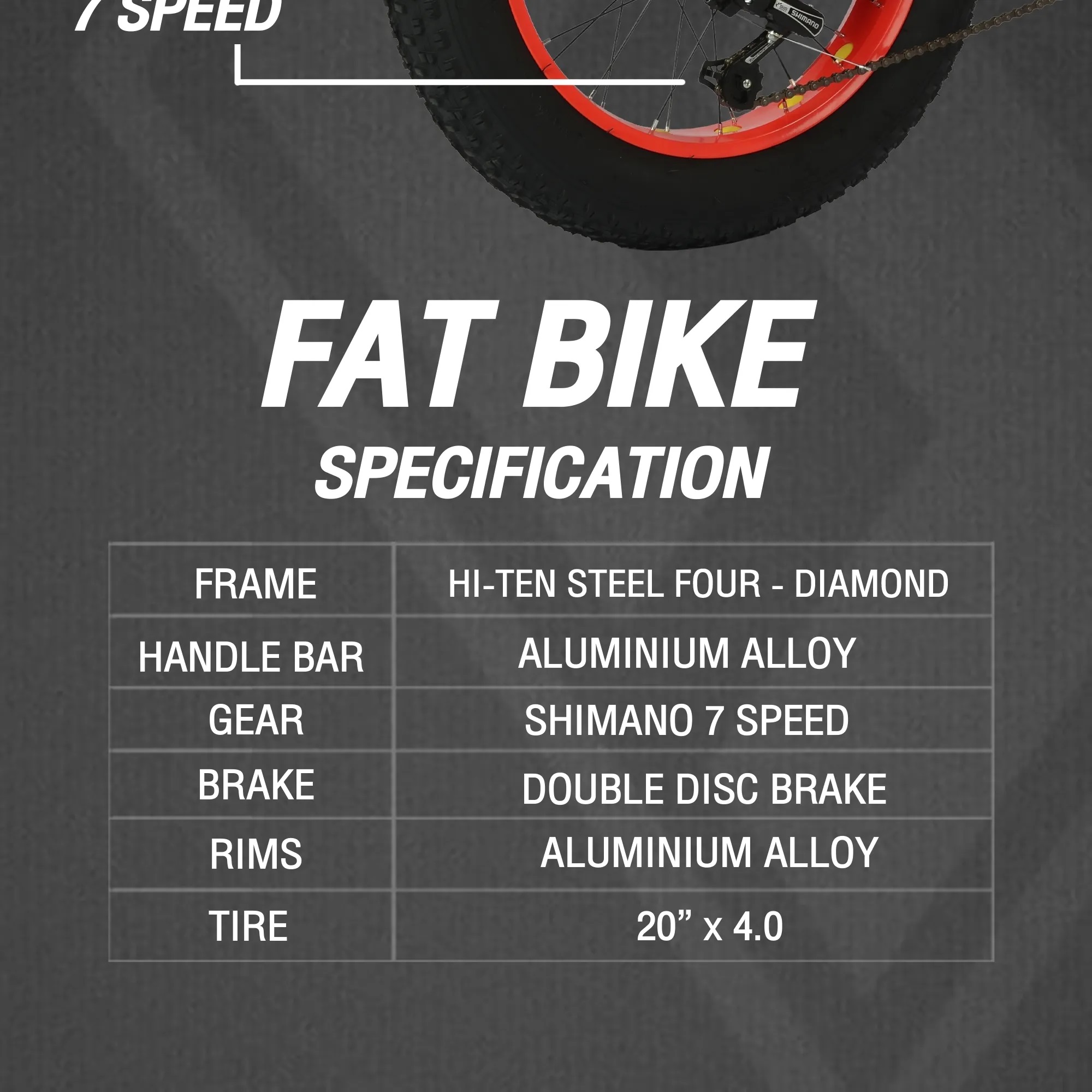 [SALE] จักรยานล้อโตเด็ก COYOTE ROMAN 20 นิ้ว FAT BIKE