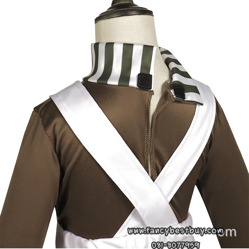 ชุดแฟนซี OOMPA LOOMPA & Charlie & the Chocolate Factory ขนาด M 115-125 (ไม่รวมผม)