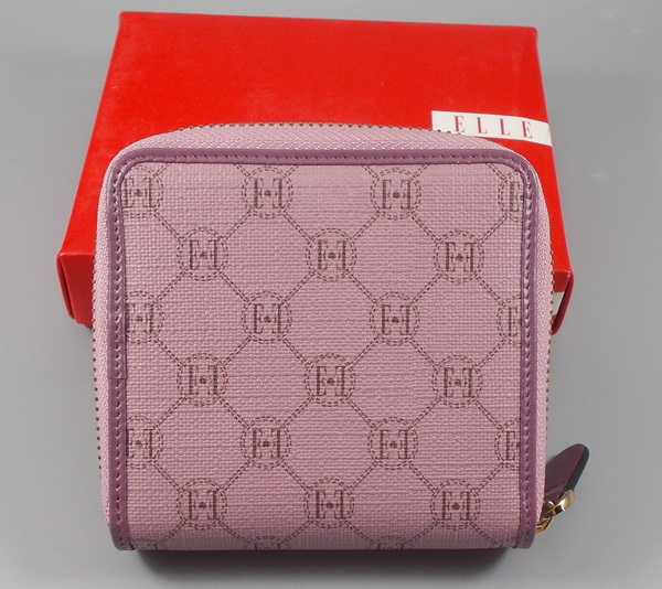 กระเป๋าสตางค์ ELLE ม่วง ใหม่ แท้