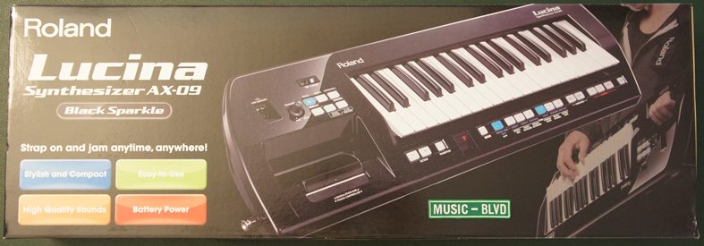 Roland Lucina AX-09 Shoulder Synthesizer (Black Sparkle)
