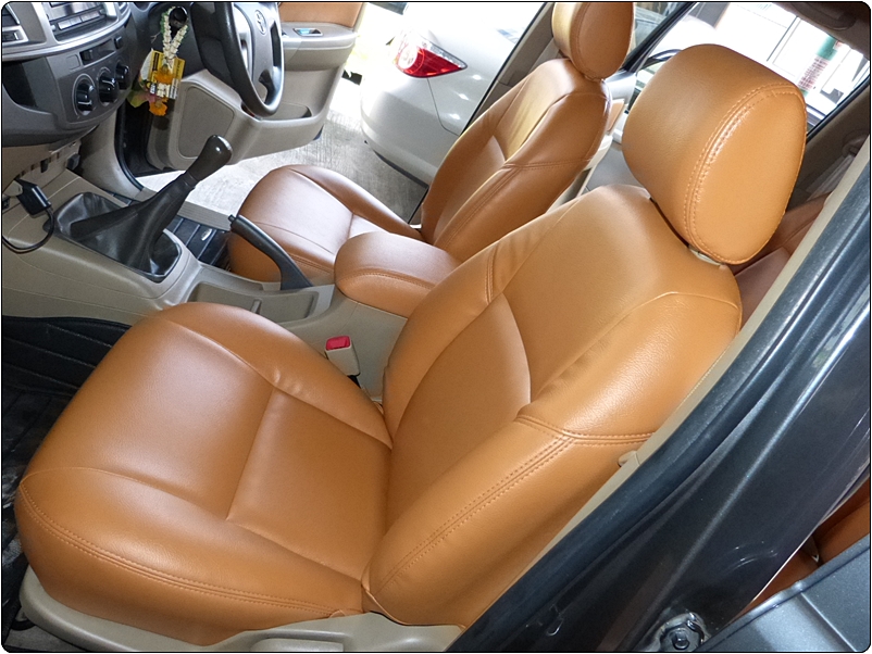 หุ้มเบาะรถยนต์ TOYOTA VIGO 4ประตู หุ้มเบาะหนัง โตโยต้า วีโก้ แบบลอกหนังเดิม สเปคเข้ารูป100%