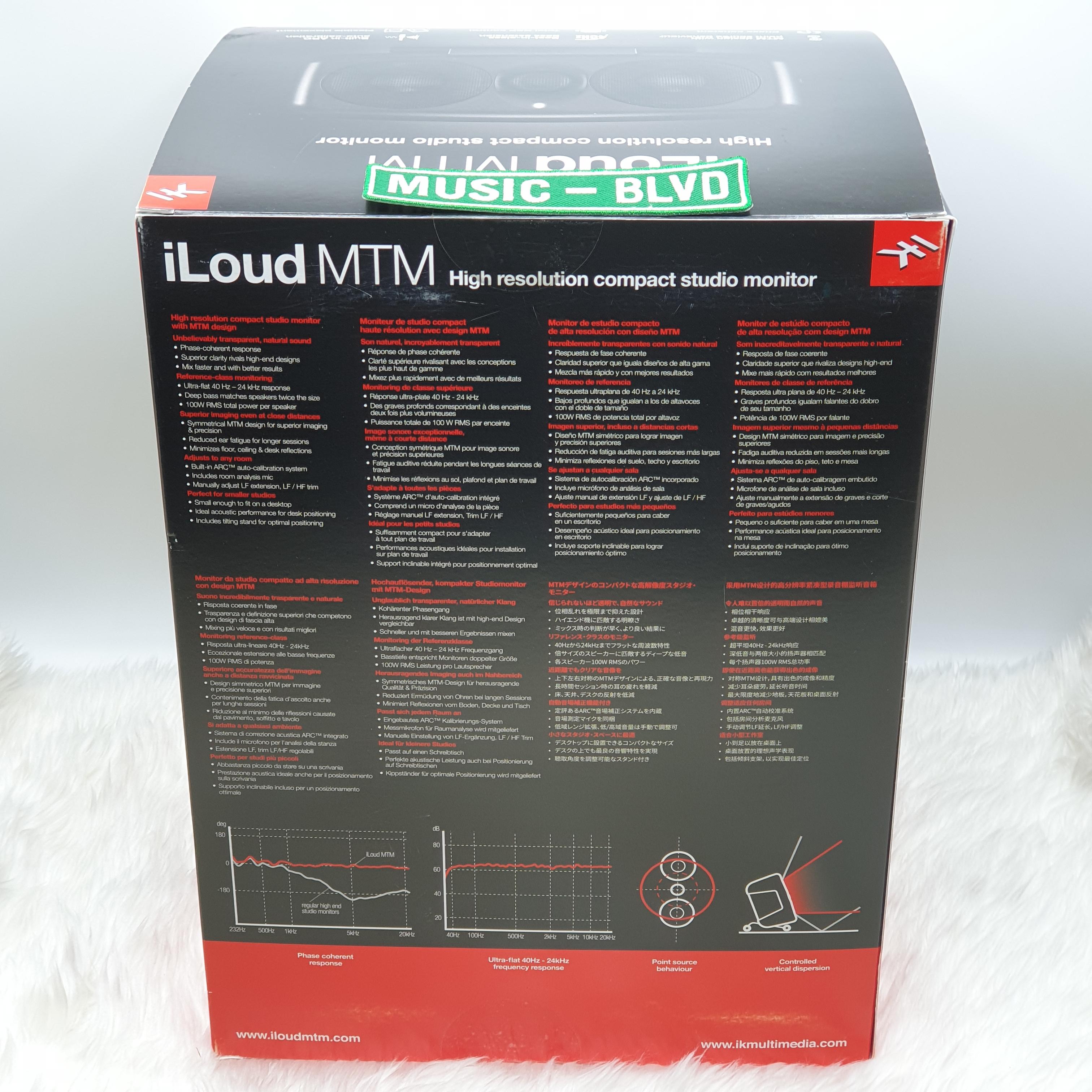 IK Multimedia iLoud MTM - High Resolution Compact Studio Monitor (Single)