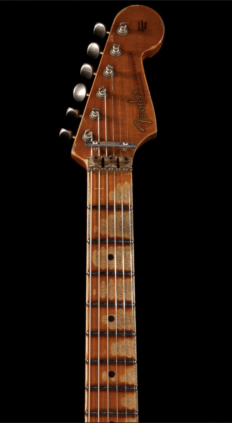 Fender Custom Shop Masterbuilt Carlos Lopez Alley Cat Stratocaster Heavy Relic Floyd Rose Black Sparkle