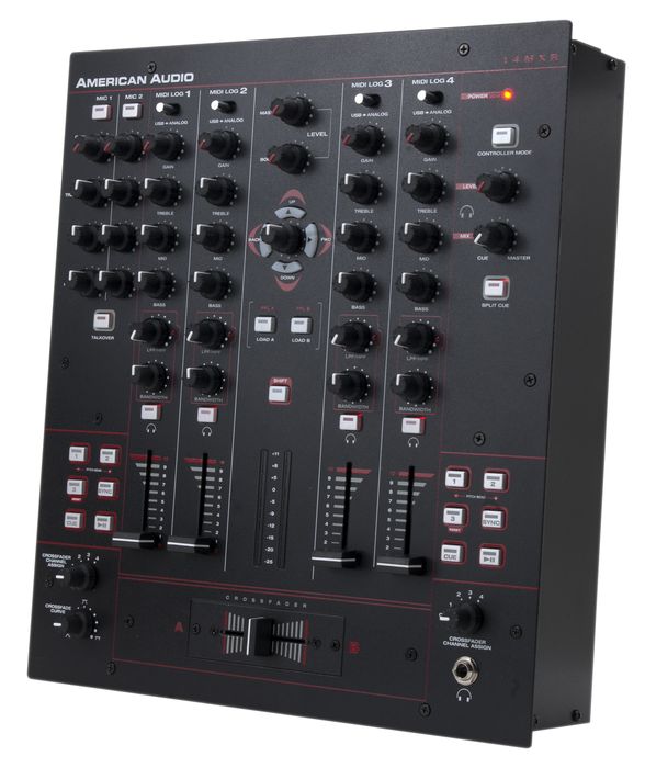 American Audio 14MXR 4-Channel MIDILOG DJ Mixer