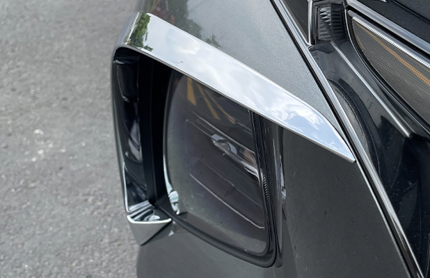 ครอบแต่งไฟหน้า แผ่นแต่งโครเมี่ยมไฟหน้า Hyundai CRETA ฮุนได เครต้า