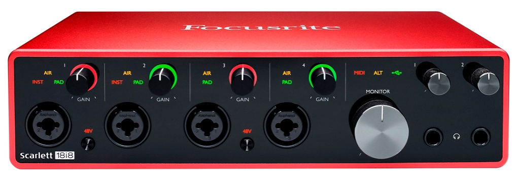 Focusrite Scarlett 18i8 USB Audio Interface (Gen 3)